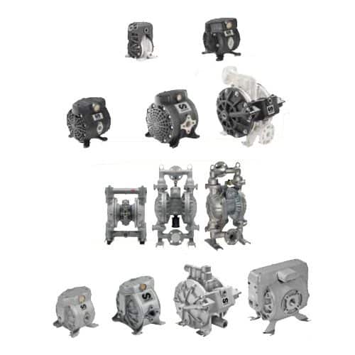 Samson 1" Diaphragm Pump; Aluminum/Buna Part # 2835