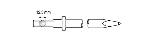 Chicago Pneumatic Pick Length 185mm - RA2H
