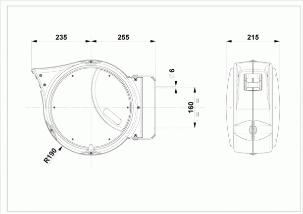 Chicago Pneumatic HOSE REEL 10 MM NPT HR8110