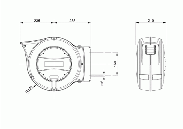 Chicago Pneumatic HOSE REEL 10 MM NPT HR8210