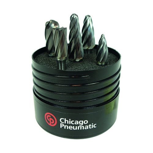 Chicago Pneumatic BURR KIT ALU 1/4" 5PC IMP