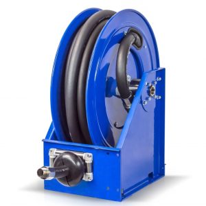 Coxreels Extreme Duty Spring Rewind Hose Reel: 1" I.D., 50' hose capacity, 300 PSI, gasoline hose Model XTMF-LP-650-GS