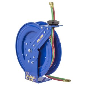 Coxreels Safety Series Dual Hose Spring Rewind Hose Reel for oxy-acetylene: 1/4" I.D., 25' hose capacity, less hose, 200 PSI Model EZ-P-WL-125 - Image 5