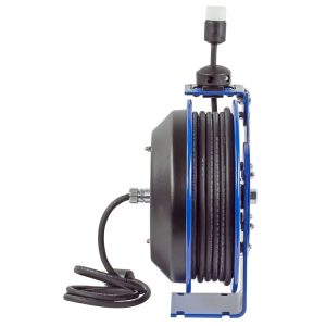 Coxreels Safety Series Spring Rewind Power Cord Reel: Single Industrial Receptacle, 50' cord, 12 AWG Model EZ-PC13-5012-A - Image 3