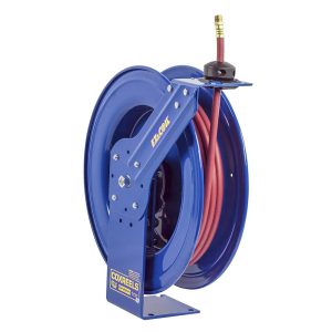 Coxreels Safety Series Spring Rewind Hose Reel for air/water: 1/2" I.D., 100' high visibility safety hose, 250 PSI Model EZ-SH-4100-HV - Image 7