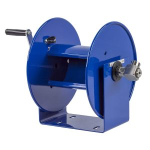 Coxreels Hand Crank Hose Reel for breathing air & clean fluids: 3/8" I.D., 100' hose capacity, less hose, 4000 PSI Model 112P-3-8