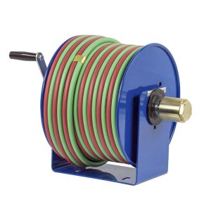 Coxreels Welding Hand Crank Hose Reel: 1/4" I.D., 100' twin oxy-acetylene welding hose capacity, less hose, 200 PSI Model 112WL-1-100 - Image 5
