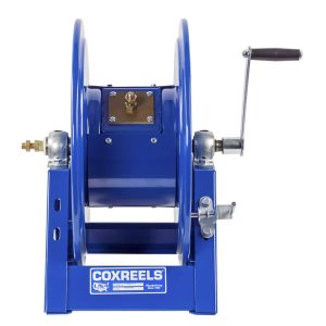 Coxreels Bevel Geared Hand Crank Welding Cable Reel: Up to 2 AWG, 600' cable capacity, less cable, 450 AMPS Model 1125WCL-12-C - Image 7