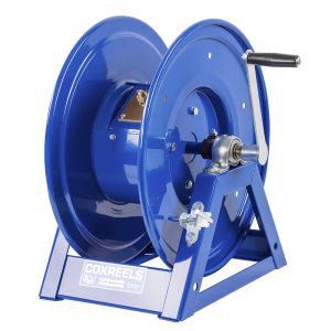 Coxreels Bevel Geared Hand Crank Welding Cable Reel: Up to 2 AWG, 600' cable capacity, less cable, 450 AMPS Model 1125WCL-12-C - Image 5