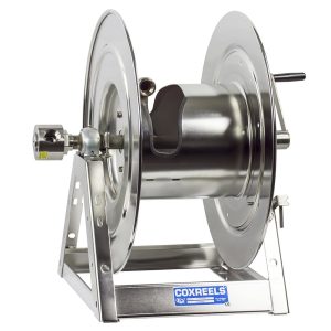 Coxreels Stainless Steel Electric 24V DC 1/2HP Motor Rewind Hose Reel: 1" I.D., 200' hose capacity, less hose, 3000 PSI Model 1175-6-200-EB-SP - Image 8