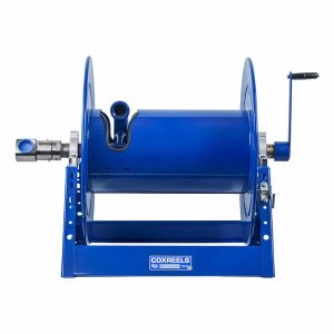 Coxreels Beveled Gear Hand Crank Hose Reel: 1 1/2" I.D., 175' hose capacity, captive bearing swivel, less hose, 3000 PSI Model 1185-3324-C-BUXX - Image 8