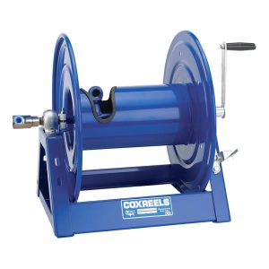Coxreels Bevel Geared Crank Hose Reel: 3/4" I.D., 100' hose capacity, less hose, 5000 PSI Model HP1125-5-100-C