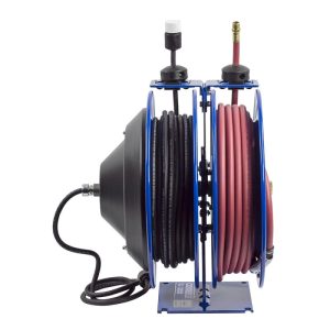Coxreels Dual Purpose Electric/Air Spring Rewind Reels: 50' 3/8" I.D. hose, 300 PSI; Less cord & accessory, 50' cord capacity, 16 AWG Model C-L350L-5016L-X - Image 5