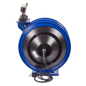Coxreels Dual Purpose Electric/Air Spring Rewind Reels: 50' 3/8" I.D. hose, 300 PSI; Less cord & accessory, 50' cord capacity, 16 AWG Model C-L350L-5016L-X - Image 6