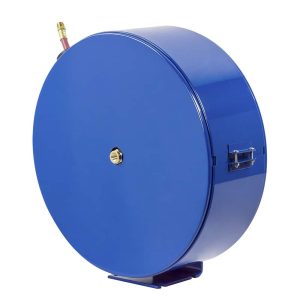 Coxreels Spring Rewind Enclosed Hose Reel for grease/hydraulic oil: 1/4" I.D., 25' hose, 5000 PSI Model ENH-N-125