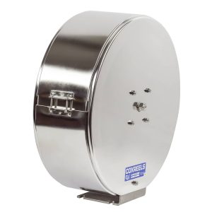 Coxreels Stainless Steel Spring Rewind Enclosed Hose Reel: 1/2" I.D., 50' hose capacity, less hose, 2500 PSI Model ENML-N-450-SS - Image 3