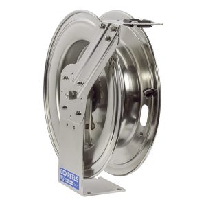 Coxreels Stainless Steel Spring Rewind Hose Reel: 3/8" I.D., 50' hose capacity, less hose, 3000 PSI Model MPL-N-350-SS - Image 8