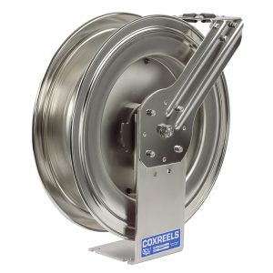 Coxreels Stainless Steel Spring Rewind Hose Reel: 3/8" I.D., 50' hose capacity, less hose, 3000 PSI Model MPL-N-350-SS - Image 2