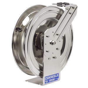 Coxreels Stainless Steel Spring Rewind Hose Reel: 1/2" I.D., 25' hose capacity, less hose, 300 PSI Model P-LPL-425-SS - Image 6