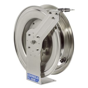 Coxreels Stainless Steel Spring Rewind Hose Reel: 1/2" I.D., 50' hose capacity, less hose, 300 PSI Model SHL-N-450-SS - Image 8