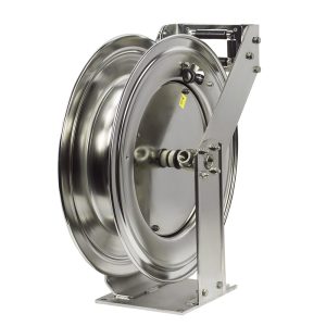 Coxreels Stainless Steel Spring Rewind Hose Reel: 3/4" I.D., 50' hose capacity, less hose, 300 PSI Model TSHL-N-550-SS - Image 7