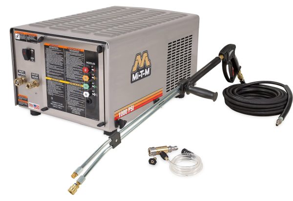Mi-T-M 1000PSI 2.5GPM Electric - Belt Drive - Stationary Pressure Washer