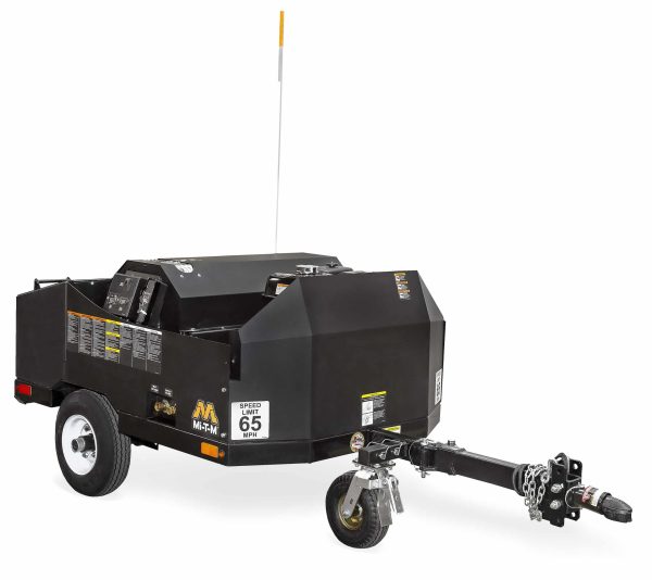 Mi-T-M 4000PSI 3.7GPM Trailer Gasoline - Belt Drive Pressure Washer