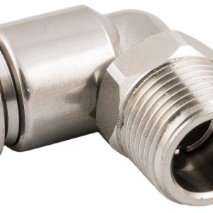 Aignep SS (FKM Seal) Male Swivel Elbow - 60111X