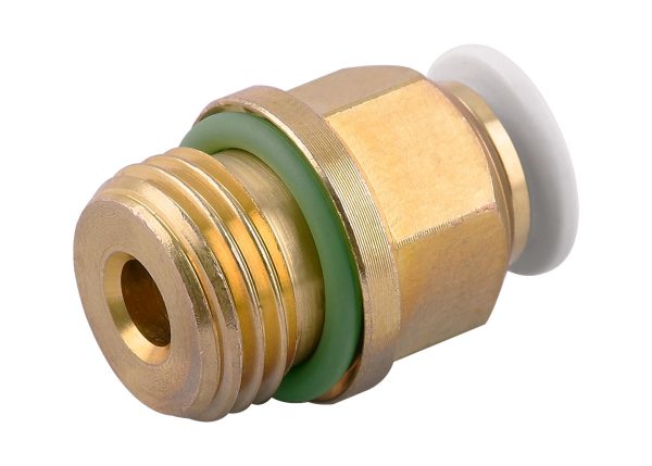 Aignep Straight Male Adaptor Brass - 59020 1 Aignep Straight Male Adaptor Brass - 59020