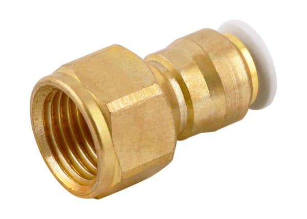 Aignep Straight Female Adaptor Brass - 59030 1 Aignep Straight Female Adaptor Brass - 59030