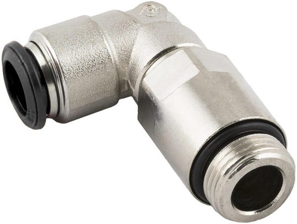 Aignep Swivel Male Extended Elbow - BSPP 50125N