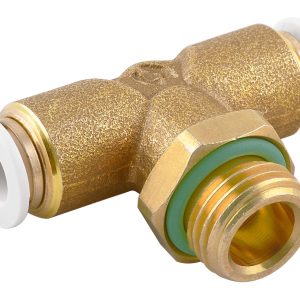 Aignep Tee Male Adaptor Center Leg Brass - 59216