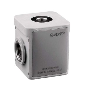 Aignep Air Dist FRL2 3/8NPT Main x 1/4 Aux Part N09020403000