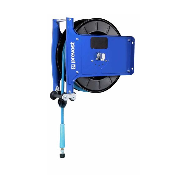 Prevost Open Hose Reel, High Pressure Steel, High Pressure Reinforced Rubber Hose Model DMO 0815HP