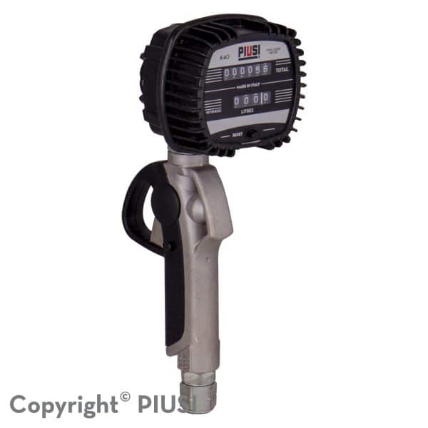 PIUSI K40 METER W/ RIGID SPOUT mL/L 1000PSI PART F00973140
