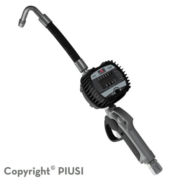 PIUSI K40 METER W/ RIGID SPOUT QT/GAL 1000PSI PART F00973120