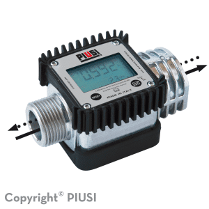 PIUSI K24-UL FUEL METER 2-32GPM 1"NPT-M/F  PART F00408U0A