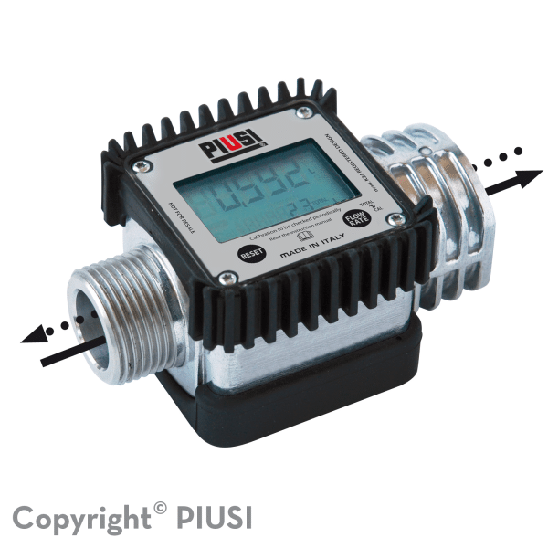 PIUSI K24-UL FUEL METER 2-32GPM 1"NPT-M/F  PART F00408U0A