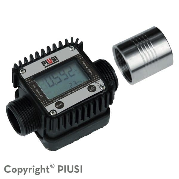 PIUSI K24-UL FUEL METER 2-32GPM 1"NPT-M/F  PART F00408U0A