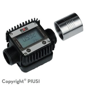 PIUSI K24 DIESEL METER POLY 2-32GPM 1"BSP-M/F PART F0040700A