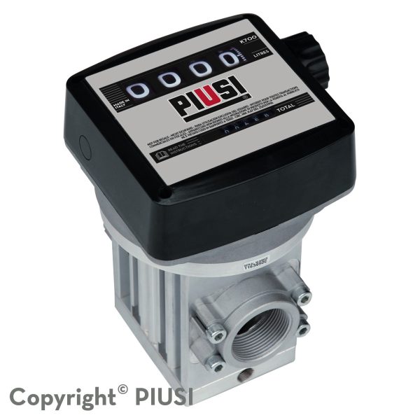 PIUSI K700M Diesel Mechanical Meter Ver PIUSI K700M Diesel Mechanical Meter Ver. A 5-53GPM 1-1/2"NPT LITER (D/Lo) PART F00540100