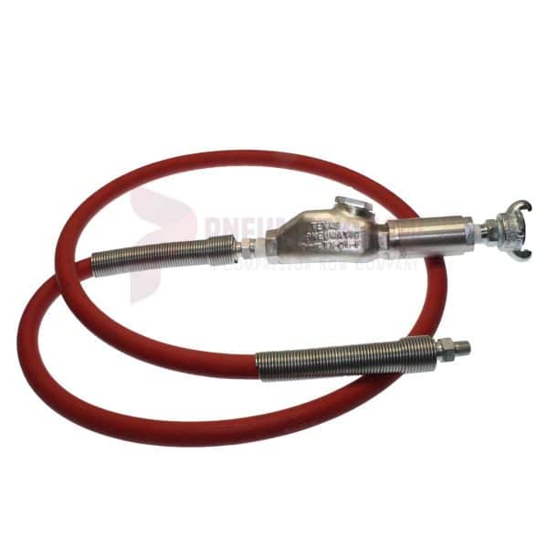 Whip Hose 300PSI, 6ft Length With Filter Lubricator