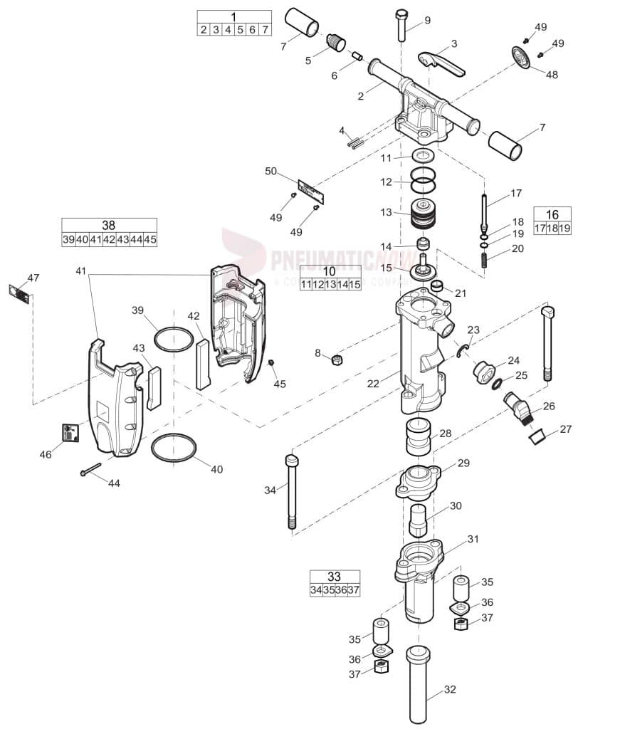 CP 1290 SPDR Parts Diagram