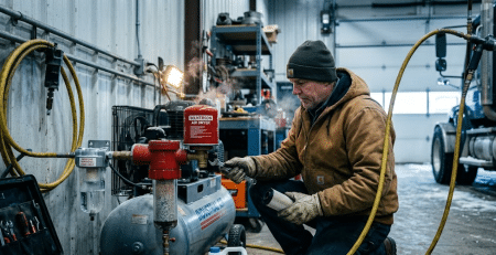 Winterizing Your Air Lines: Preventing moisture freeze-up in cold environments.
