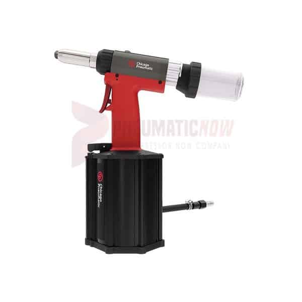 Pneumatic riveter, up to 6.4 mm steel blind rivets